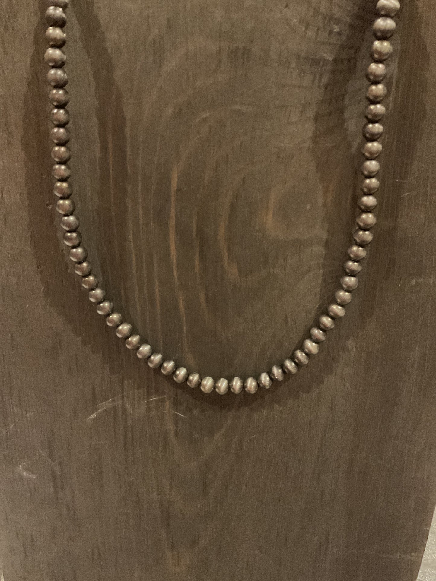 Grey Bead Necklace