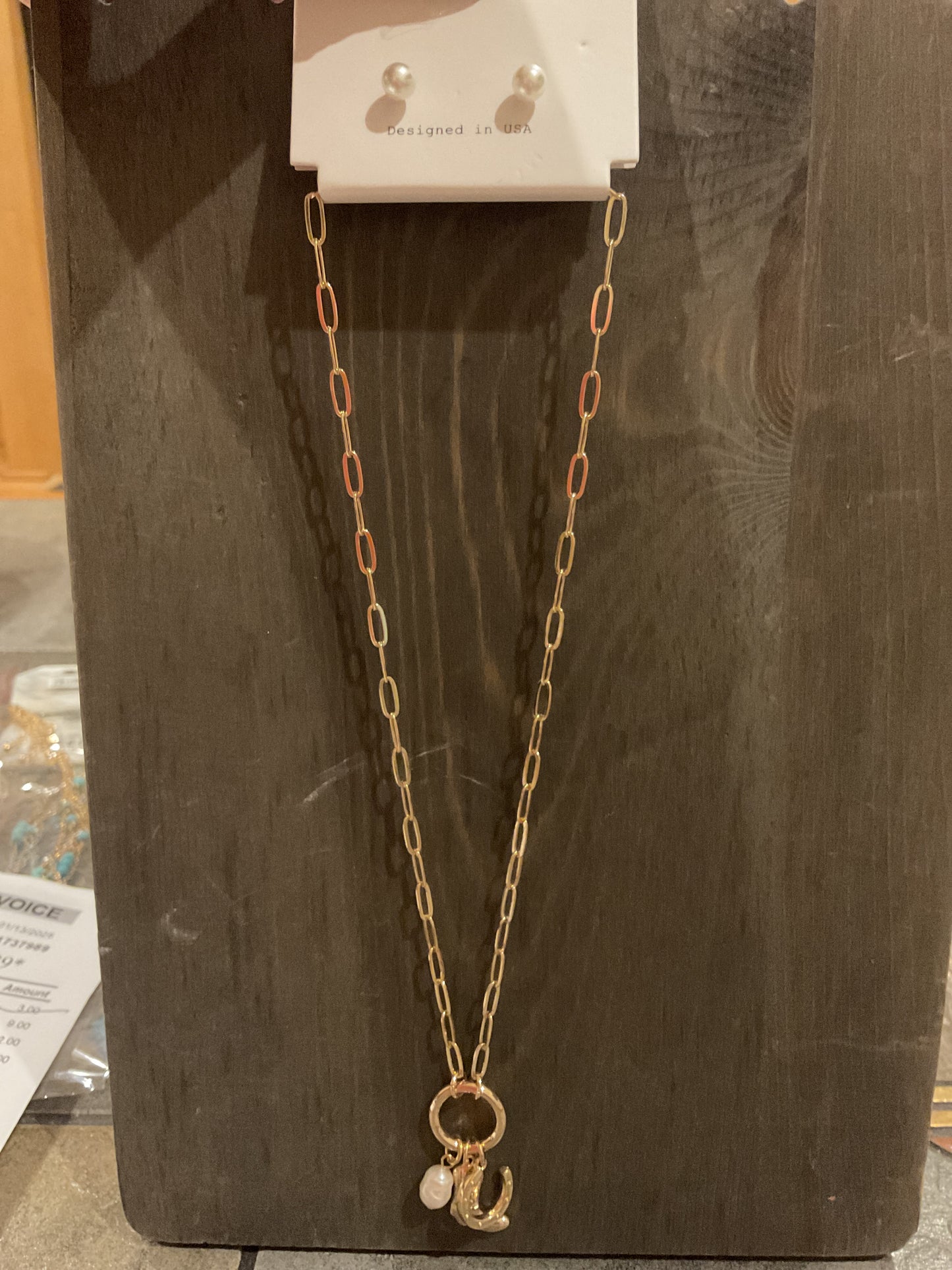 Western Style Multi Charm Necklace Set