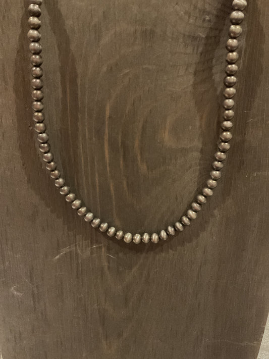 Grey Bead Necklace