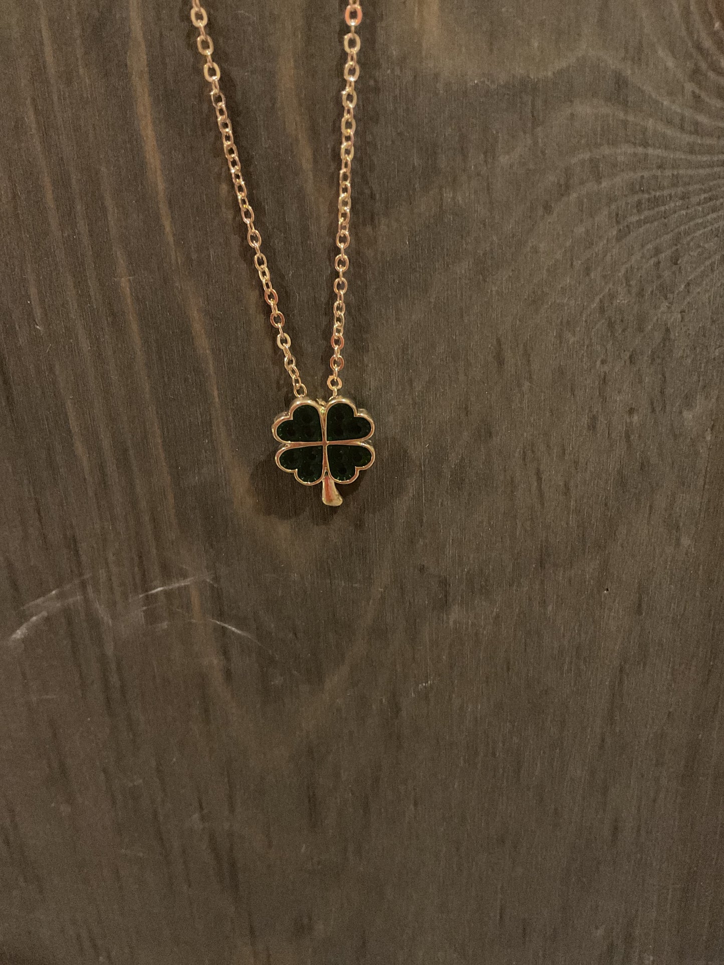 Clover Pave Necklace