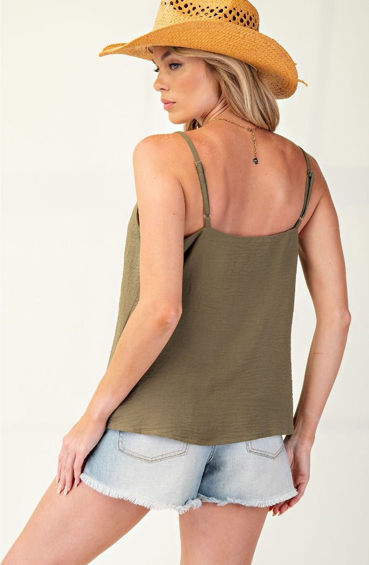 Laced Textured Camisole