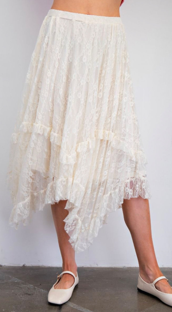 Allover Lace Skirt