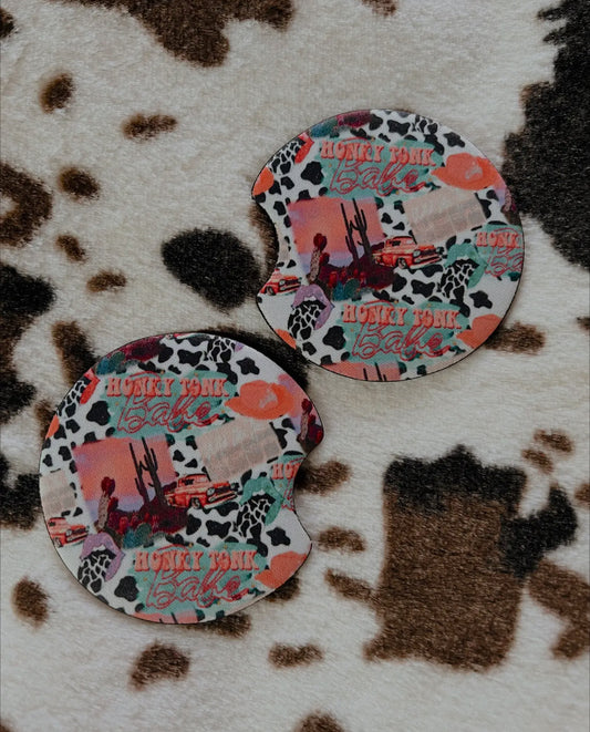 Honky Tonk-Car Coasters