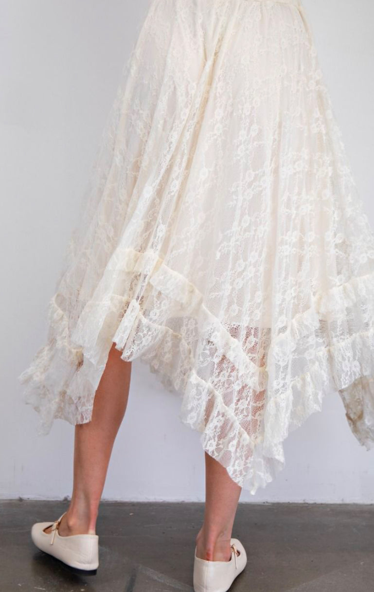 Allover Lace Skirt