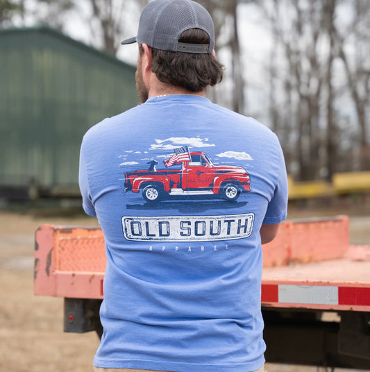 Truckin' It - Short Sleeve - Flo Blue