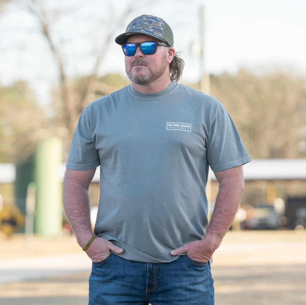 Flat Head Catfish - Short Sleeve - Grey