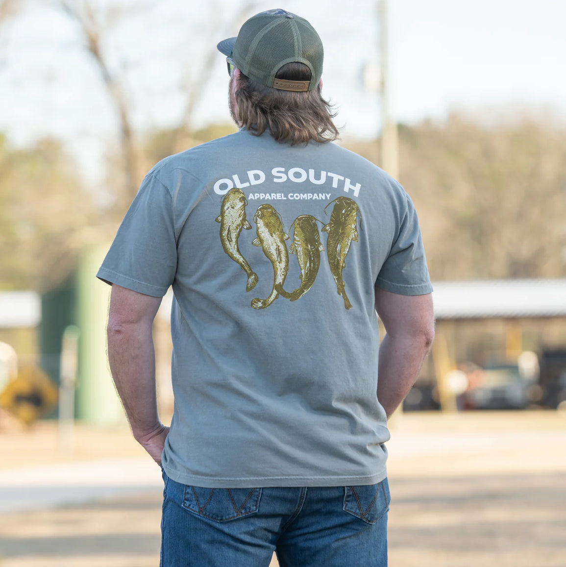 Flat Head Catfish - Short Sleeve - Grey