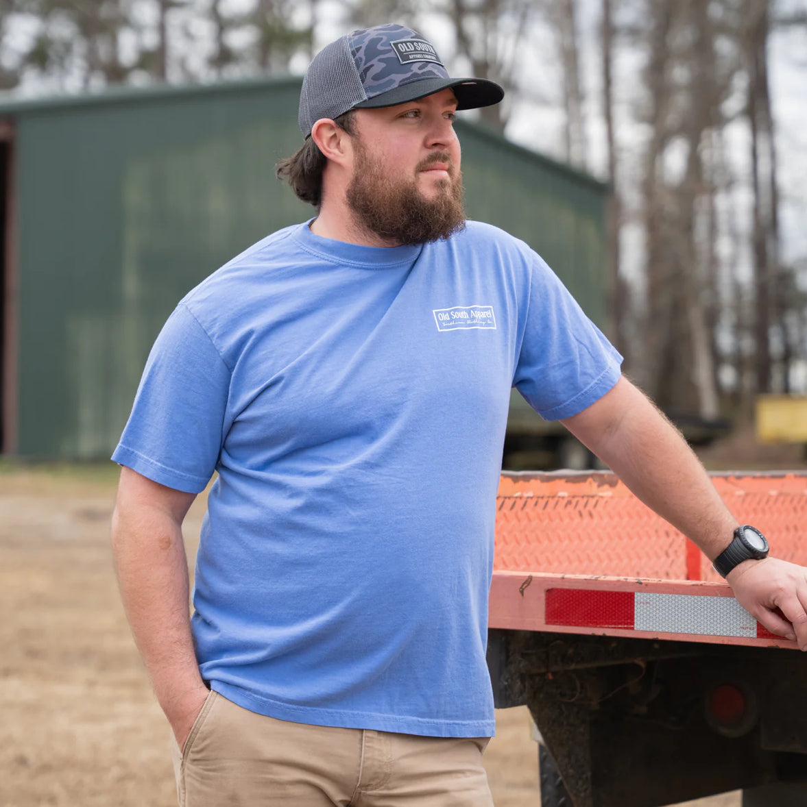 Truckin' It - Short Sleeve - Flo Blue