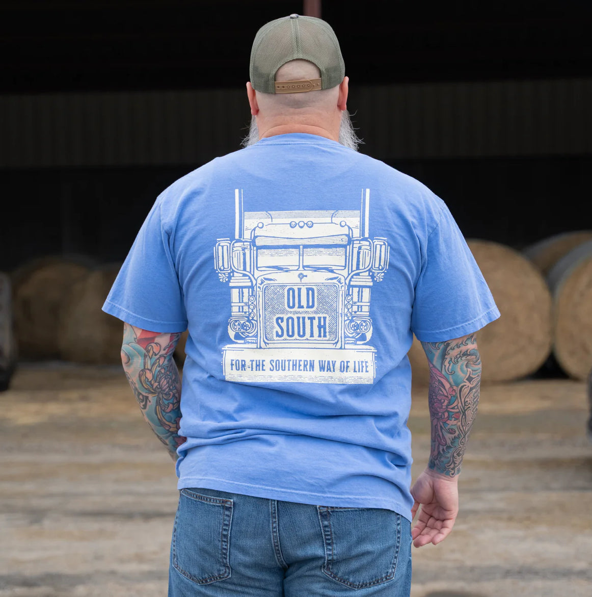 18 Wheeler - Short Sleeve - Flo Blue